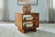 Dressonni Brown End Table by Ashley at Eve Furniture