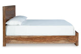 Dressonni Brown King Panel Bed by Ashley at Eve Furniture