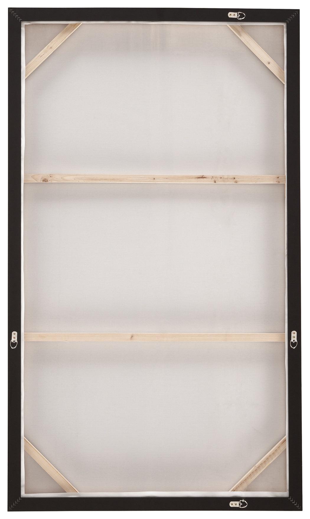 Drewland Black/Brown/Orange Wall Art by Ashley at Eve Furniture