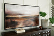 Drewland Black/Brown/Orange Wall Art by Ashley at Eve Furniture