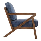 Drexel Arm Chair Blue by Moe's Home at Eve Furniture