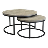Drey Round Nesting Coffee Tables Set Of 2 by Moe's Home at Eve Furniture