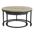 Drey Round Nesting Coffee Tables Set Of 2 by Moe's Home at Eve Furniture