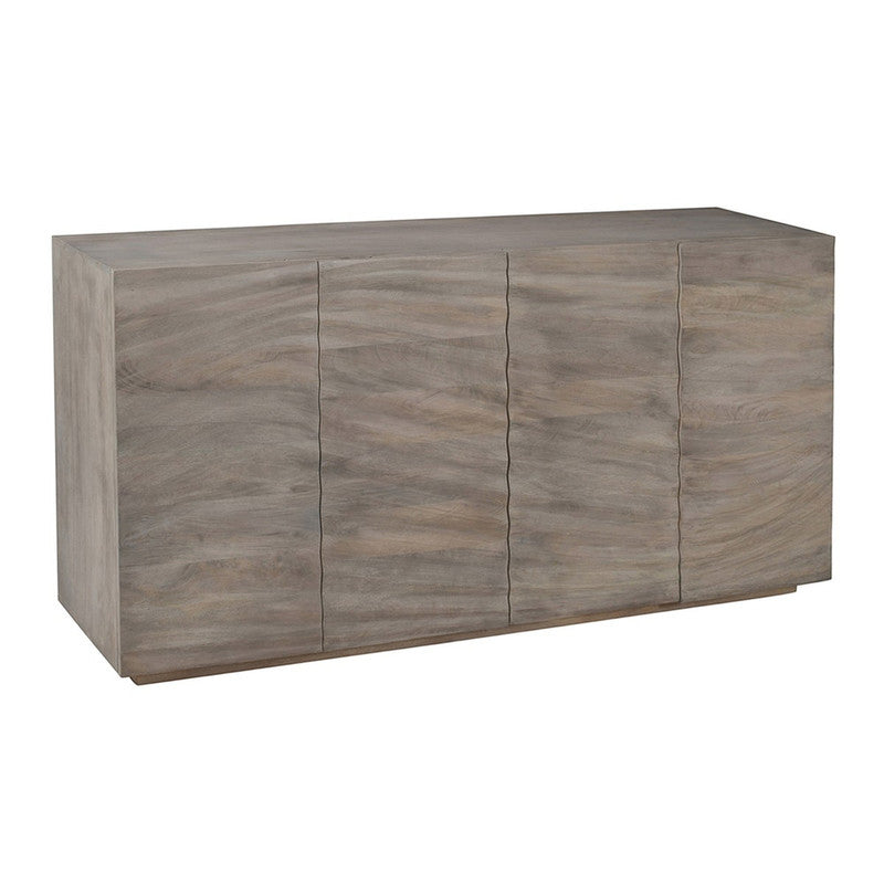 Drift Brown Four-Door Sideboard by Crestview at Eve Furniture