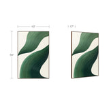 Drift Green/White Framed Painting by MOES at Eve Furniture