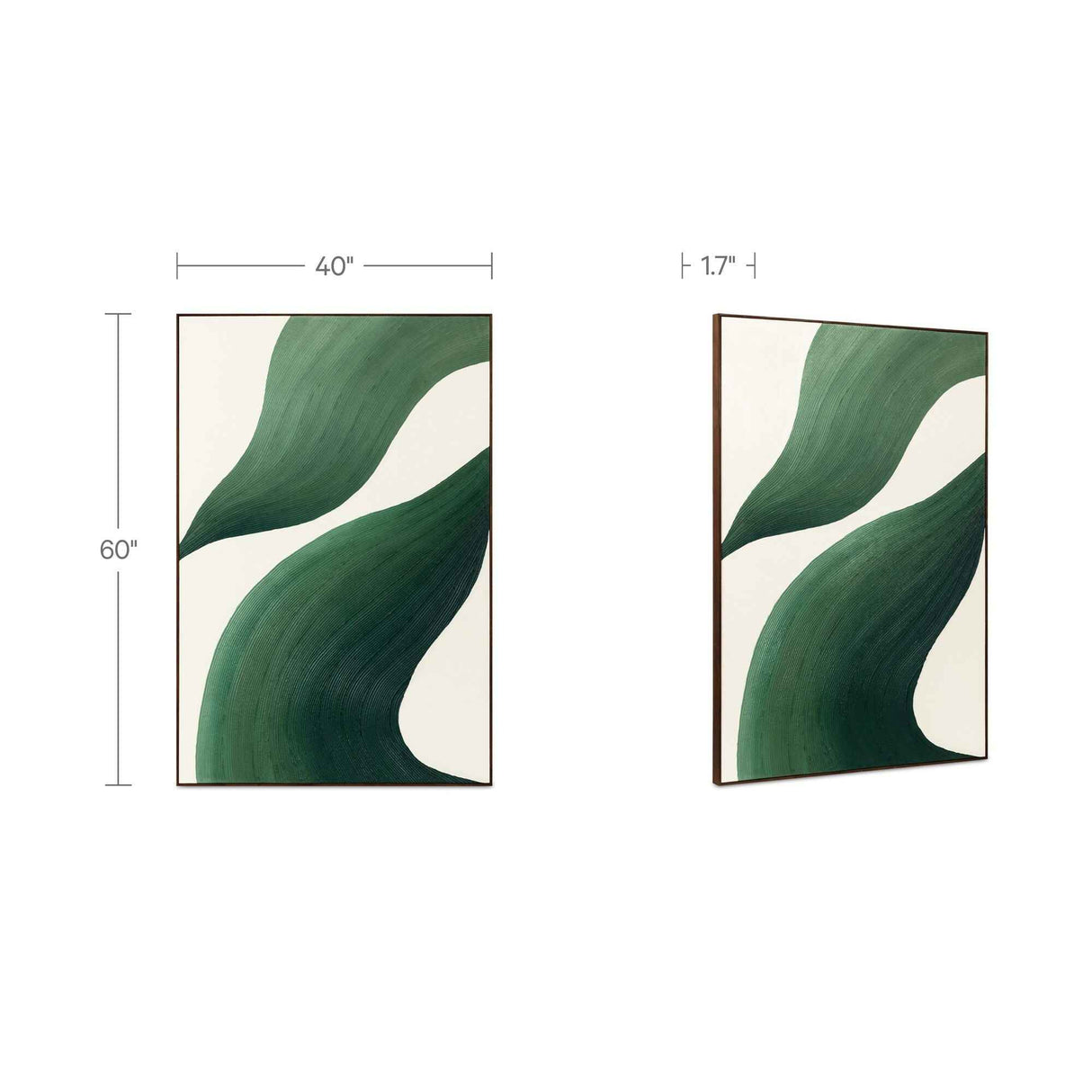 Drift Green/White Framed Painting by Moe's Home at Eve Furniture