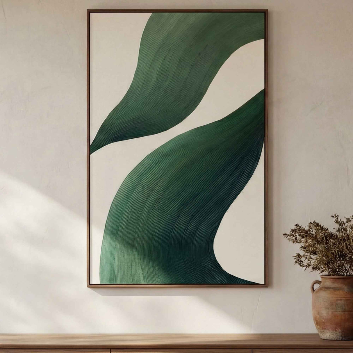 Drift Green/White Framed Painting by Moe's Home at Eve Furniture