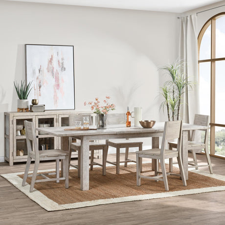 Driftwood Extendable Dining Table by Classic Home at Eve Furniture