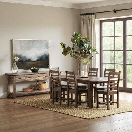 Driftwood Extendable Dining Table by Classic Home at Eve Furniture