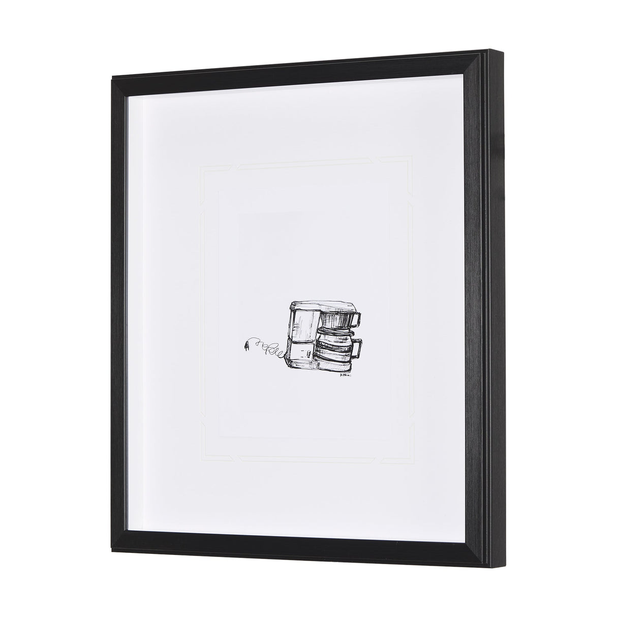 Drip Coffee Maker by Simeng a Framed Art Print Matted under Glass by Mercana at Eve Furniture