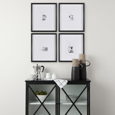 Drip Coffee Maker by Simeng a Framed Art Print Matted under Glass by Mercana at Eve Furniture