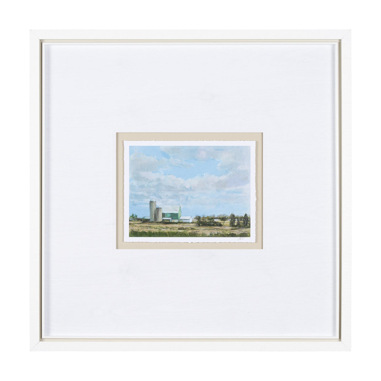 Driving With Mary I by Mercana Studio Hand Embellished Textured Framed Art Print Matted under Glass by Mercana at Eve Furniture