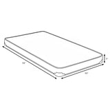Drover 7-inch Full Foam Mattress with Built-in Bunkie Board by Coaster at Eve Furniture