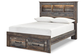 Drystan Multi Full Bookcase Bed with 2 Storage Drawers by Ashley at Eve Furniture