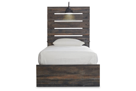 Drystan Multi LED Twin Storage Platform Bed with 2 Drawers by Ashley at Eve Furniture