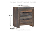 Drystan Multi Nightstand by Ashley at Eve Furniture