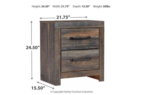 Drystan Multi Nightstand by Ashley at Eve Furniture