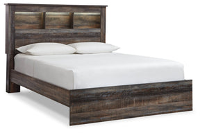 Drystan Multi Queen LED Bookcase Panel Bed by Ashley at Eve Furniture
