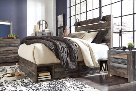 Drystan Multi Queen Platform Bed with 4 Storage Drawers by Ashley at Eve Furniture