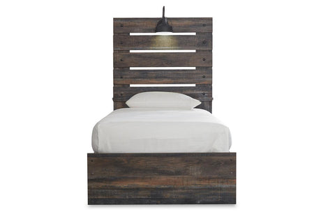 Drystan Multi Twin Panel Bed with 4 Storage Drawers by Ashley at Eve Furniture