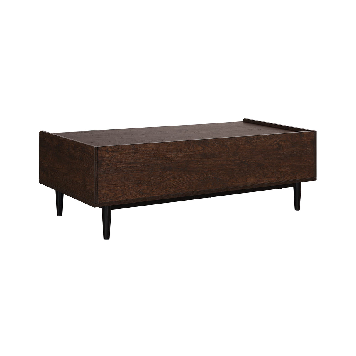 Duane Coffee Table in Dark Brown and Navy Blue by Manhattan Comfort at Eve Furniture