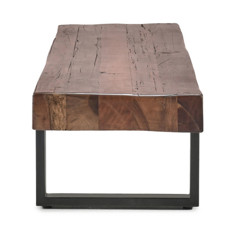 Duarte Accent Bench - Rustic Brown by Classic Home at Eve Furniture