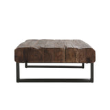 Duarte Coffee Table - Rustic Brown by Classic Home at Eve Furniture