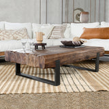 Duarte Coffee Table - Rustic Brown by Classic Home at Eve Furniture