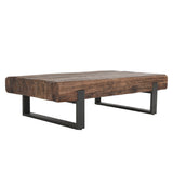Duarte Coffee Table - Rustic Brown by Classic Home at Eve Furniture