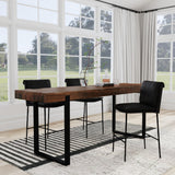 Duarte Counter Table - Rustic Brown by Classic Home at Eve Furniture