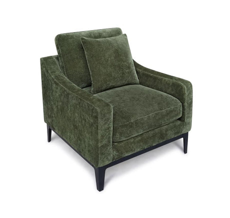 Duarte Dark Moss Upholstered Accent Chair with Reversible Cushions by Coaster at Eve Furniture