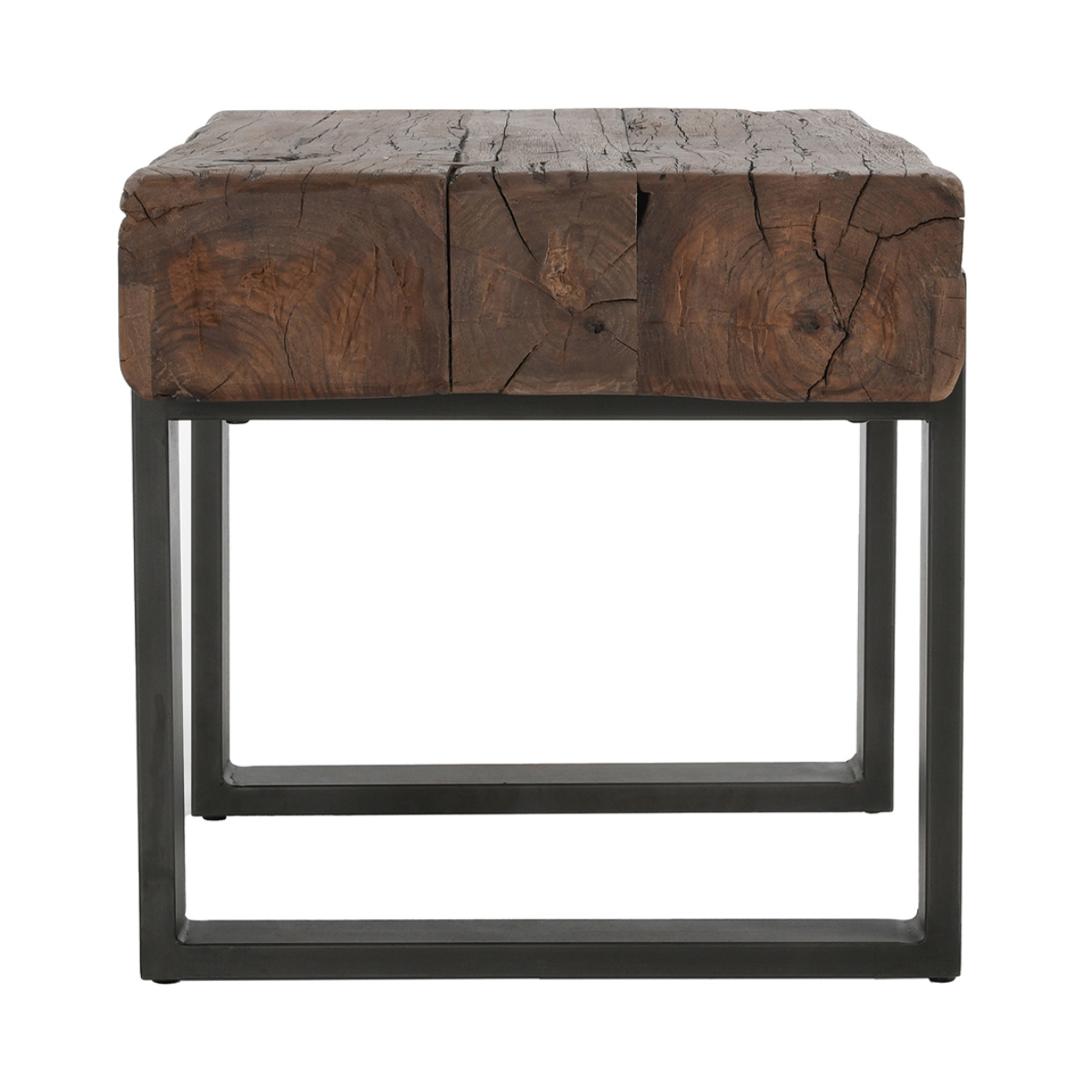 Duarte End Table - Rustic Brown by Classic Home at Eve Furniture