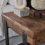 Duarte End Table - Rustic Brown by Classic Home at Eve Furniture