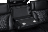 Dubai Black 3-Piece Power Reclining Set by Happy Homes at Eve Furniture