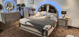 Dubai Metallic Silver Bedroom Set by New Era Innovations at Eve Furniture