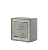 Dubai Metallic Silver Bedroom Set by New Era Innovations at Eve Furniture