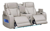 Juego reclinable eléctrico de 3 piezas Dubai Sand