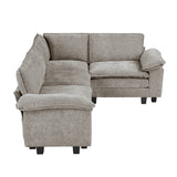 Dublin Dark Pewter Ottoman