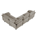 Dublin Dark Pewter Ottoman