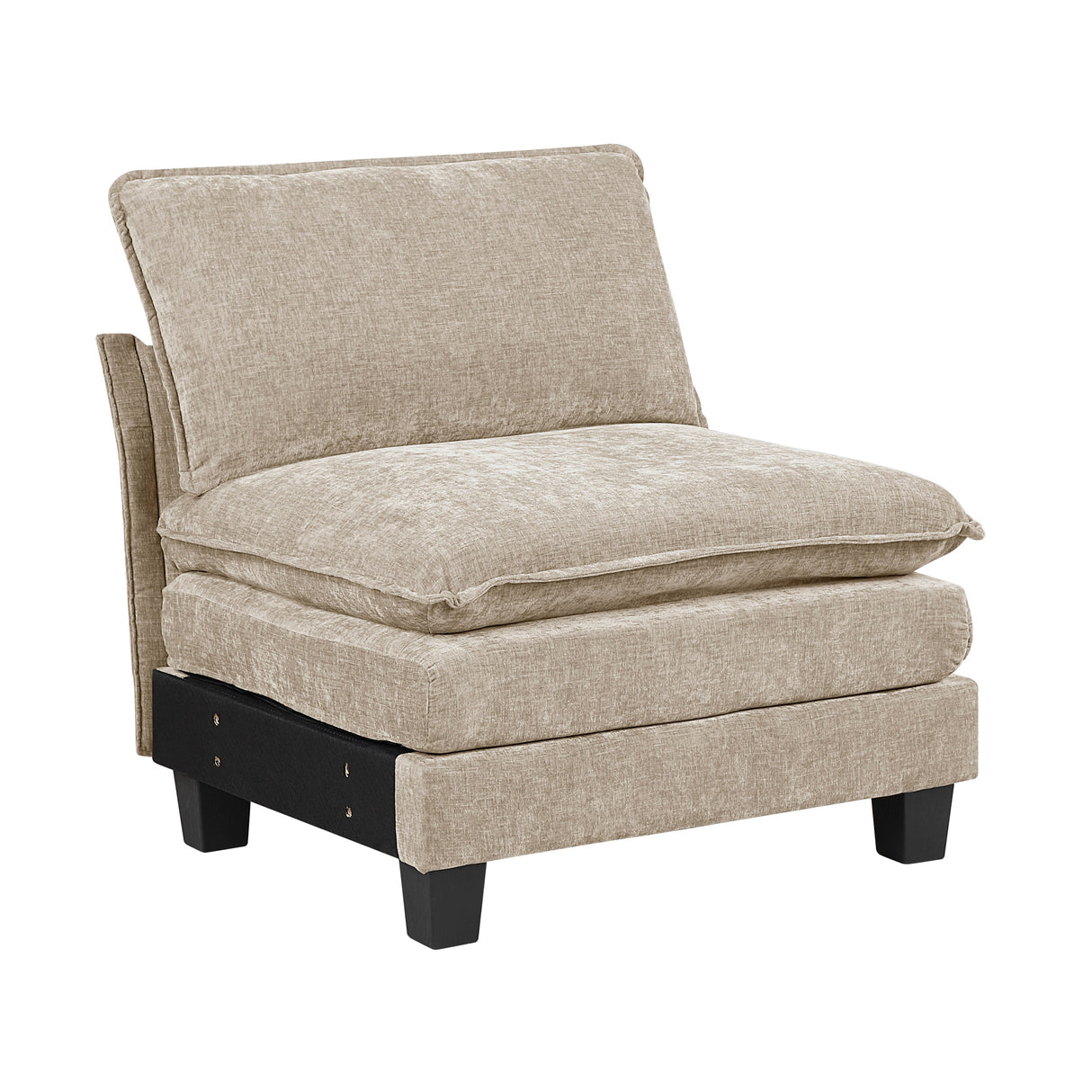 Dublin Dark Pewter Ottoman