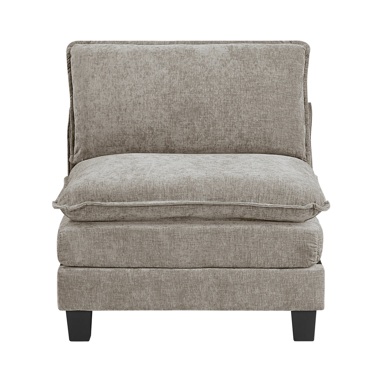 Dublin Dark Pewter Ottoman
