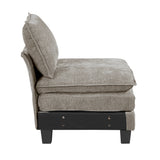 Dublin Dark Pewter Ottoman