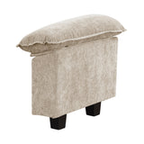 Dublin Dark Pewter Ottoman