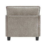 Dublin Dark Pewter Ottoman
