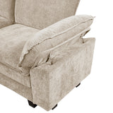 Dublin Dark Pewter Ottoman