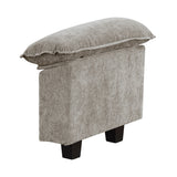 Dublin Dark Pewter Ottoman