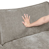 Dublin Dark Pewter Ottoman