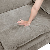 Dublin Dark Pewter Ottoman