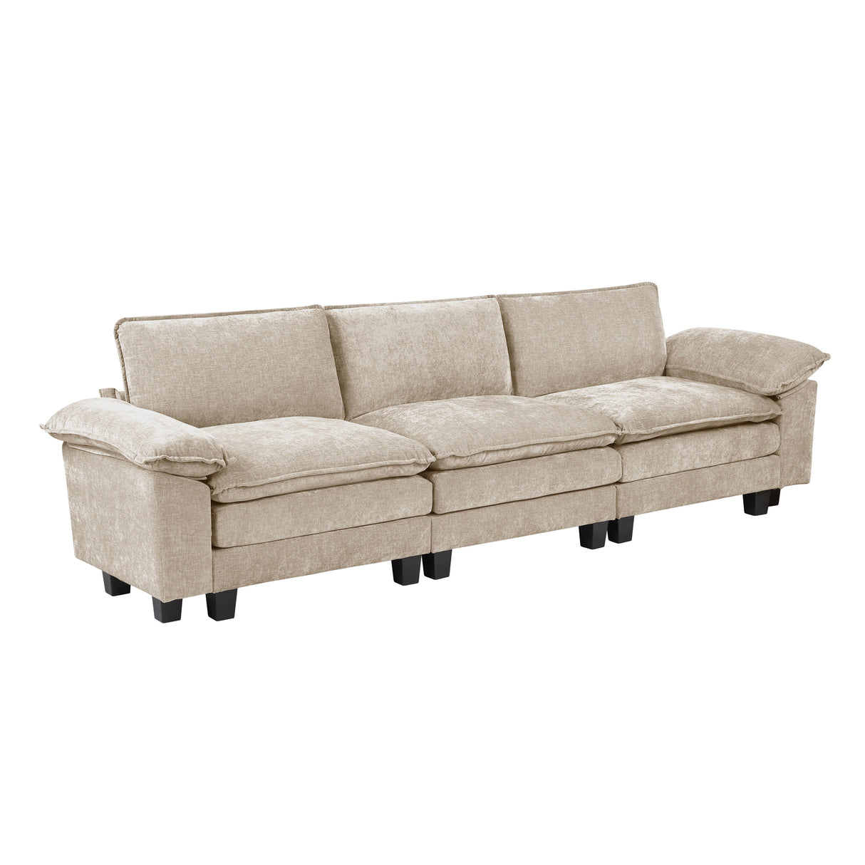 Dublin Dark Pewter Ottoman