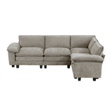 Dublin Dark Pewter Ottoman